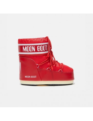 Moon Boot Icon Low Nylon Red Les magasins à Paris et en Île-de-France