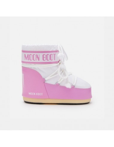 Moon Boot Icon Low Nylon Pink White Livraison rapide