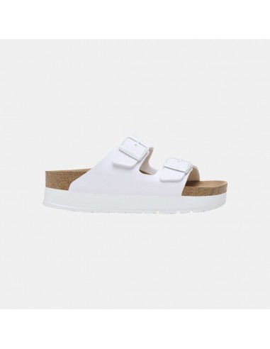 Birkenstock Arizona PAP Flex Platform Narrow Fit Women's White livraison et retour toujours gratuits