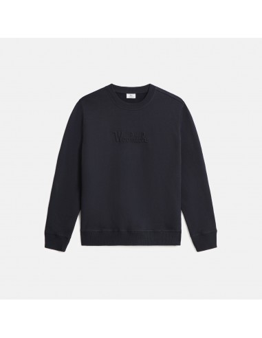 Woolrich Luxury Fleece Crewneck Melton Bleu En savoir plus